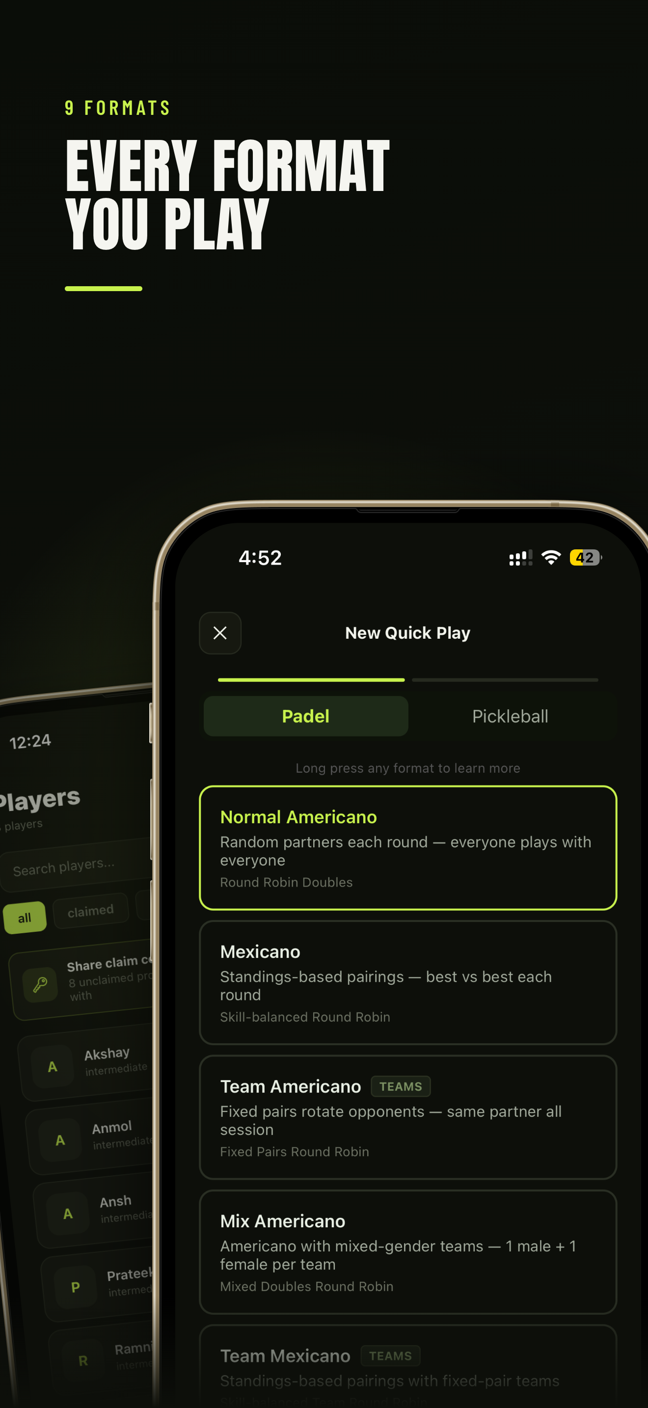 Nine tournament formats for every way you play